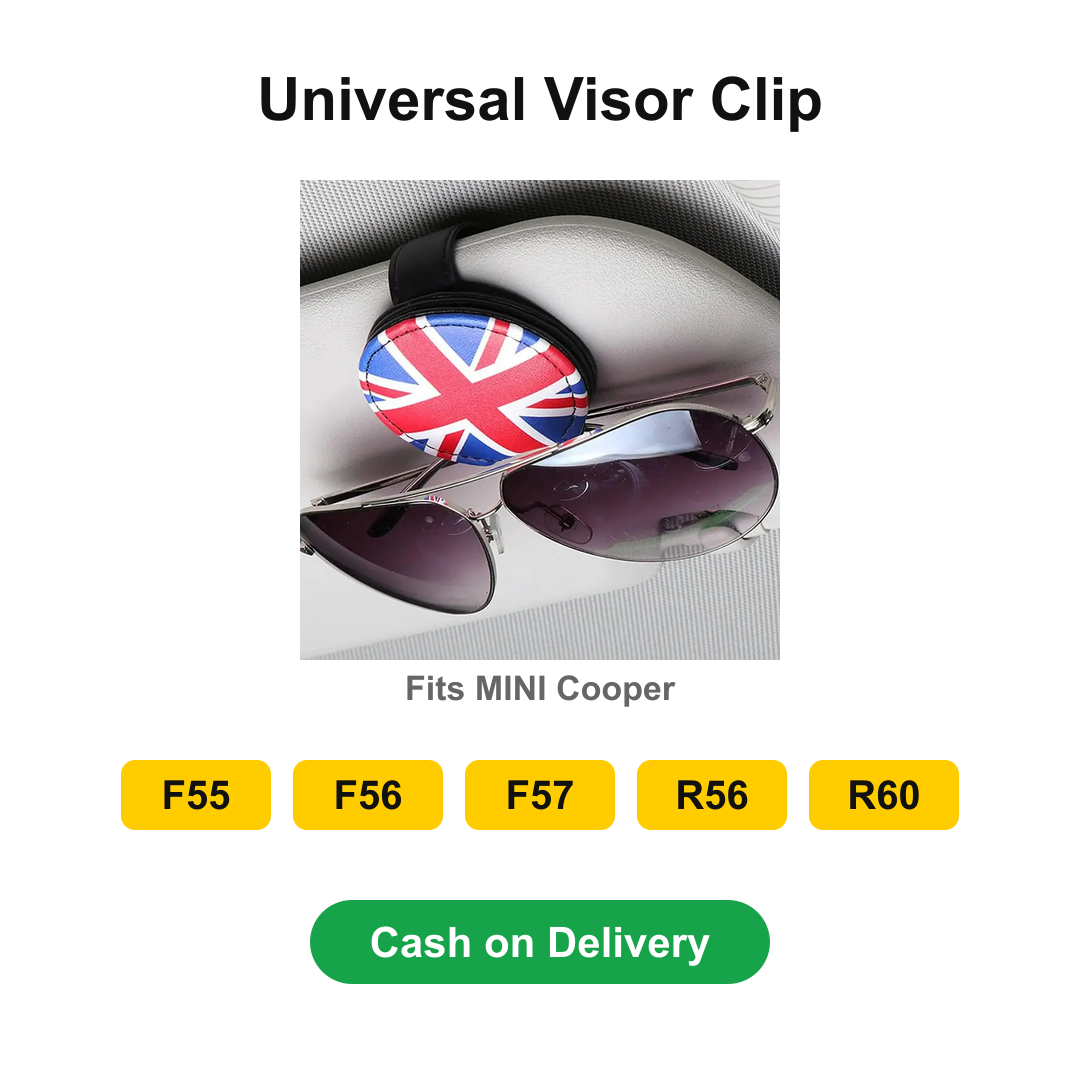 MINI Cooper Sunglasses Holder Clip