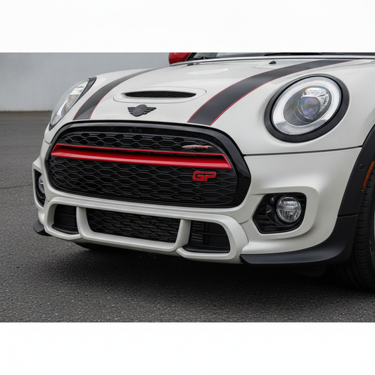 MINI Cooper GP Style Front Grille – Gloss Black & Red | F55 F56 F57