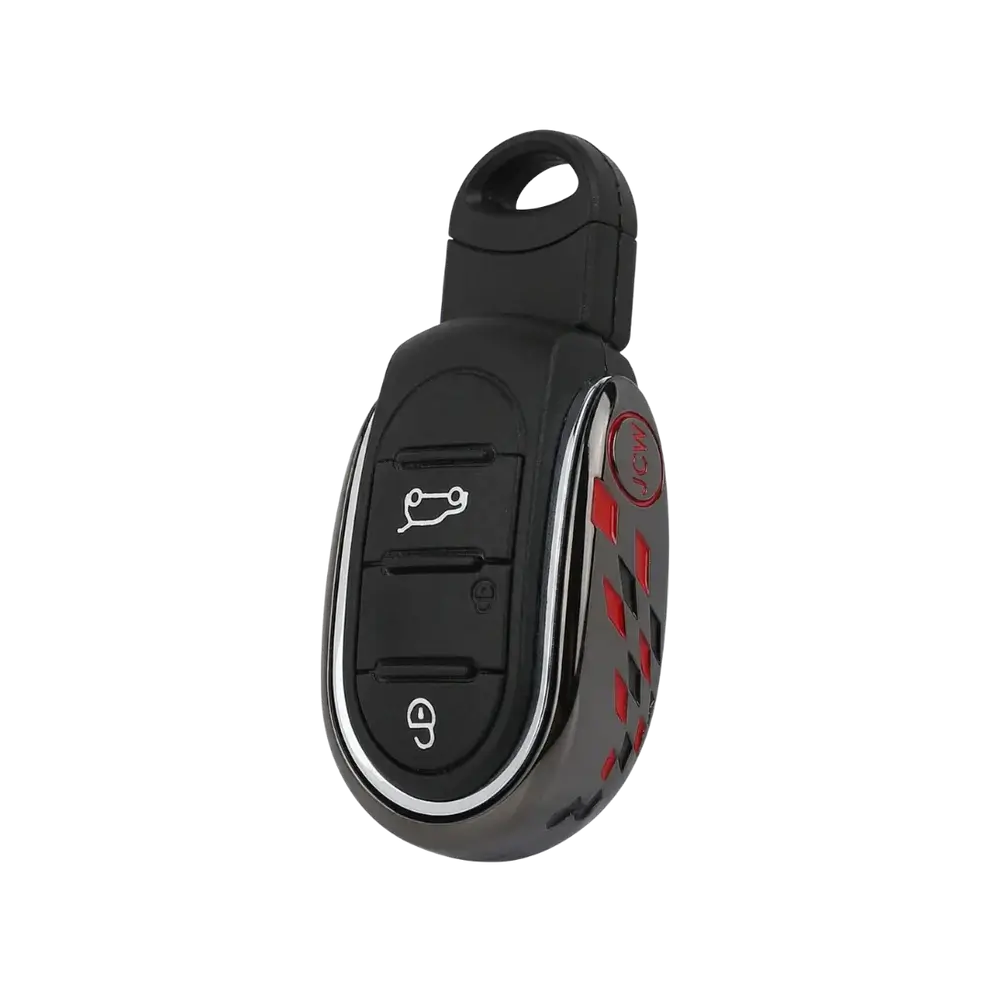 MINI Cooper Key Fob Cover – JCW Checkered Grey