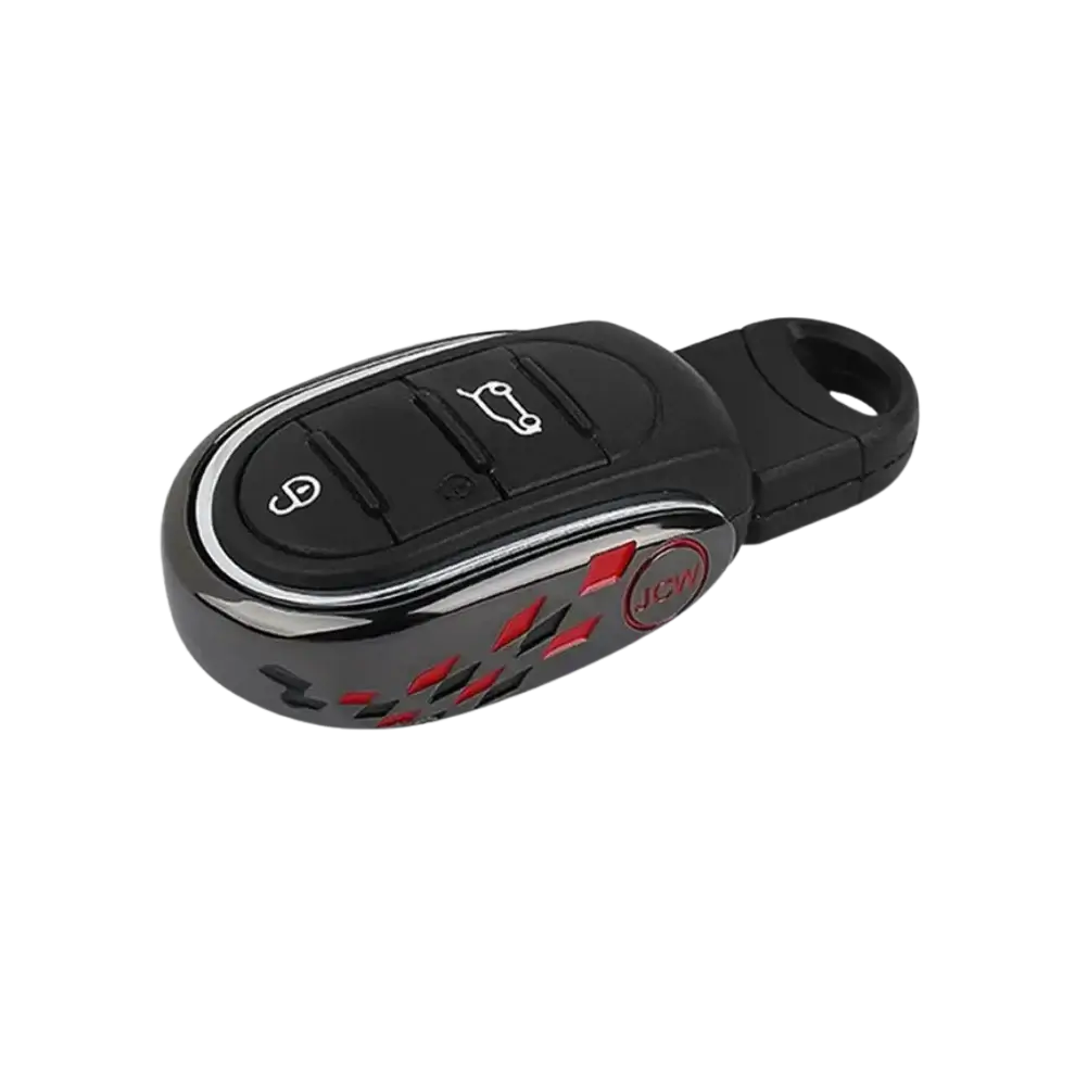 MINI Cooper Key Fob Cover – JCW Checkered Grey