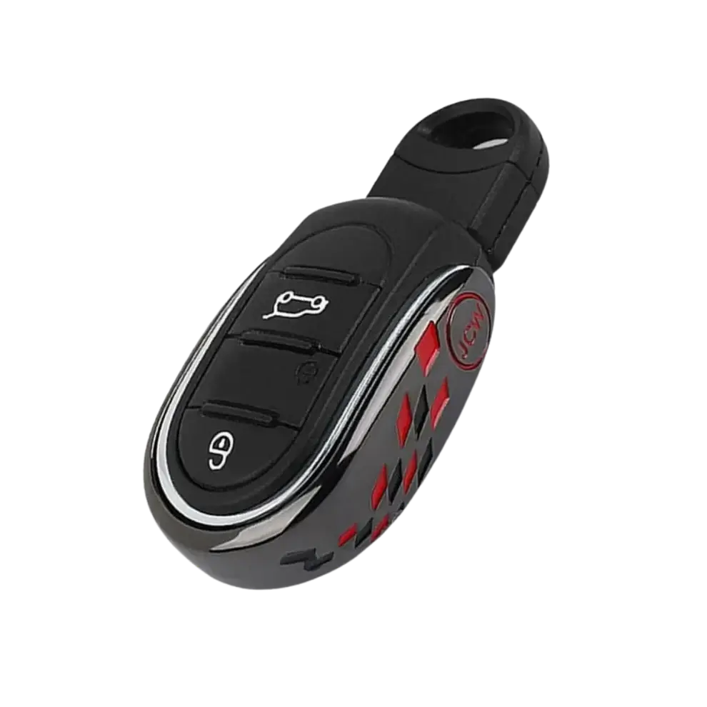 MINI Cooper Key Fob Cover – JCW Checkered Grey