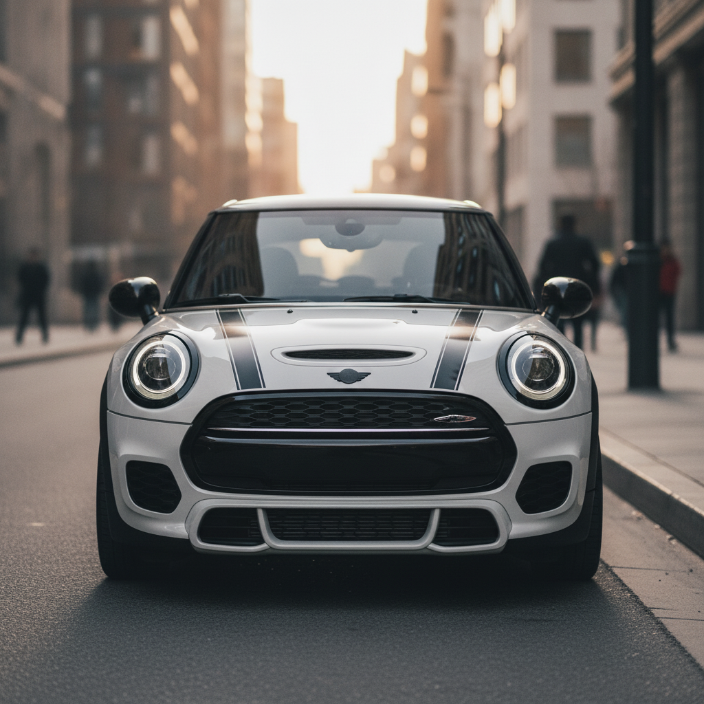 MINI Cooper Headlight Black Circle Cover – R55/R56/R57