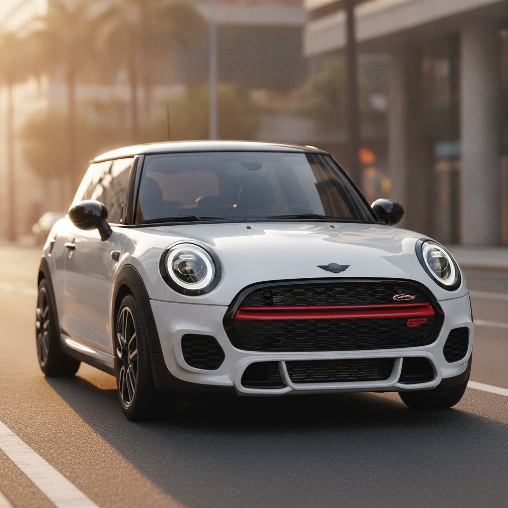 MINI Cooper GP Style Front Grille – Gloss Black & Red | F55 F56 F57