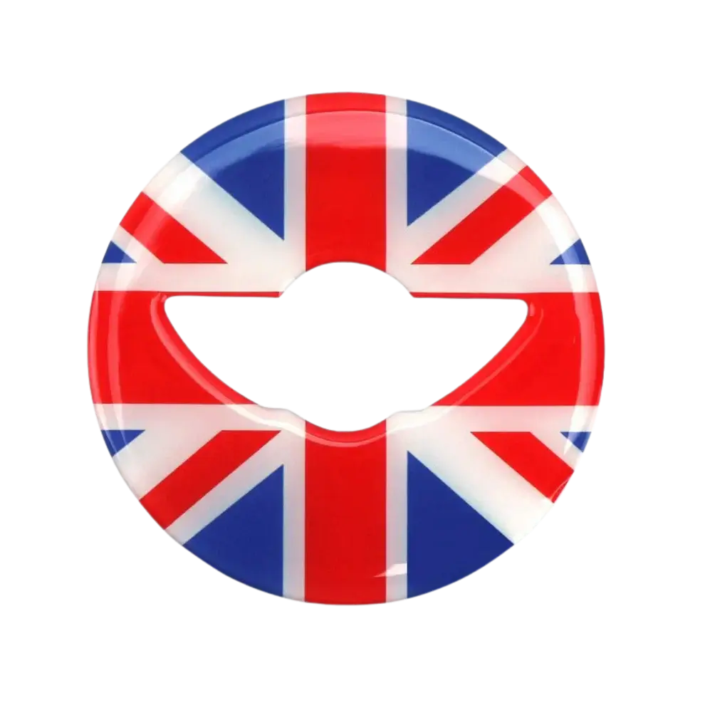 MINI Cooper Steering Wheel Cover – Union Jack Blue-Red-White