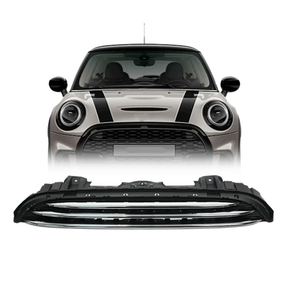 MINI Cooper Front Bumper Upper Grille – Glossy Black & Chrome | F55 F56 F57