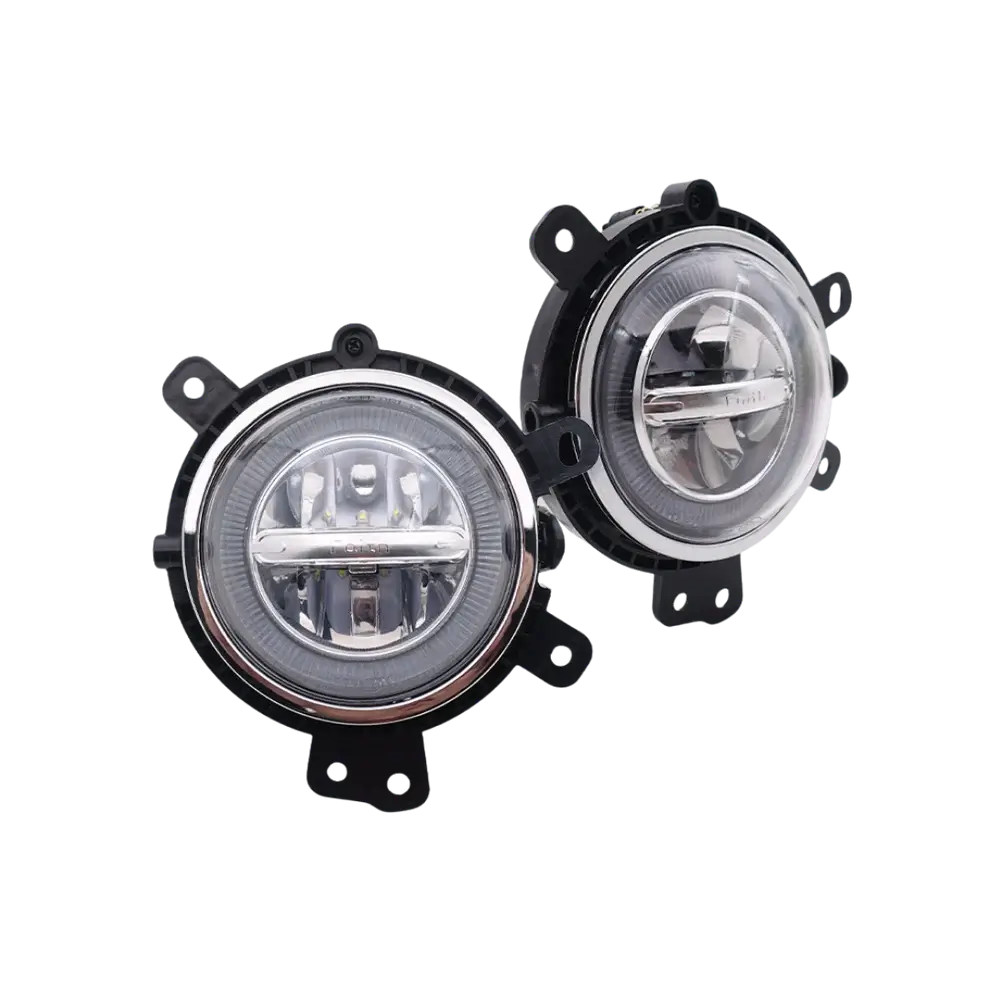 MINI Cooper LED Fog Lights – Angel Eye Halo DRL Pair | F55 F56 F57 (2014–2020)
