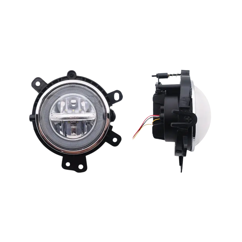 MINI Cooper LED Fog Lights – Angel Eye Halo DRL Pair | F55 F56 F57 (2014–2020)