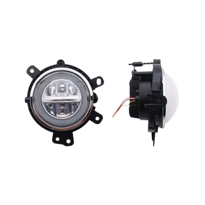 MINI Cooper LED Fog Lights – Angel Eye Halo DRL Pair | F55 F56 F57 (2014–2020)