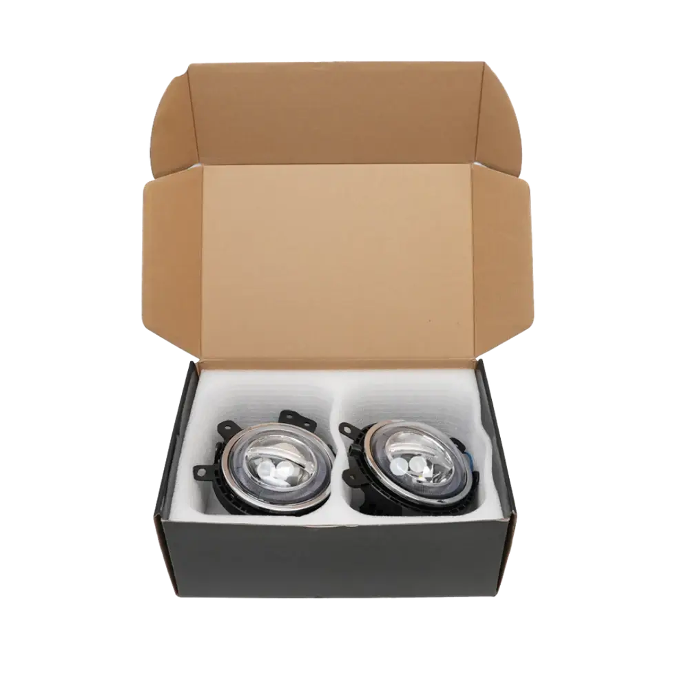 MINI Cooper LED Fog Lights – Angel Eye Halo DRL Pair | F55 F56 F57 (2014–2020)