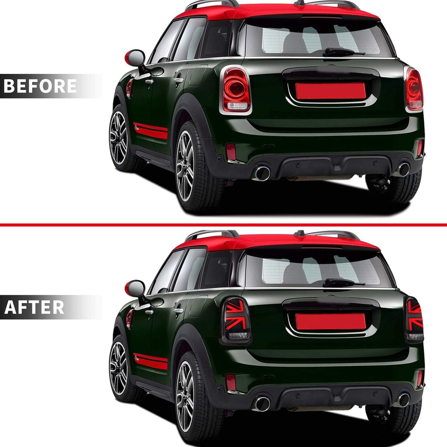 MINI F60 Countryman 2018-2024 Union Jack Tail Lights