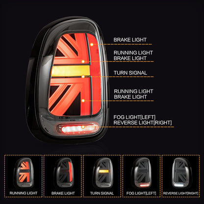 Mini Cooper Countryman R60 2010-2016 Union Jack LED Tail Lights