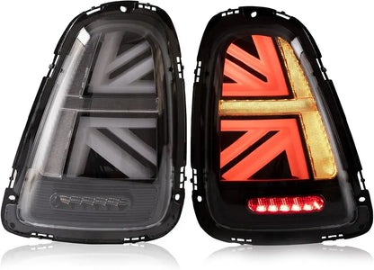 MINI Cooper Union Jack LED Tail Lights – R56 R57 R58 R59 (2007–2013)