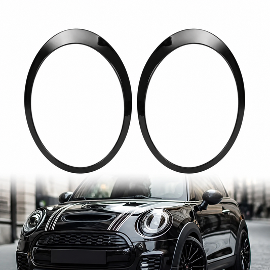 MINI Cooper Headlight Black Circle Cover – R55/R56/R57