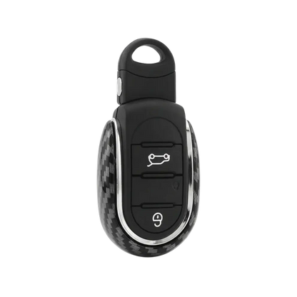 MINI Cooper Key Fob Cover – Carbon Fiber Black-Grey