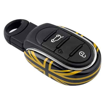 MINI Cooper Key Fob Cover – Union Jack Gold