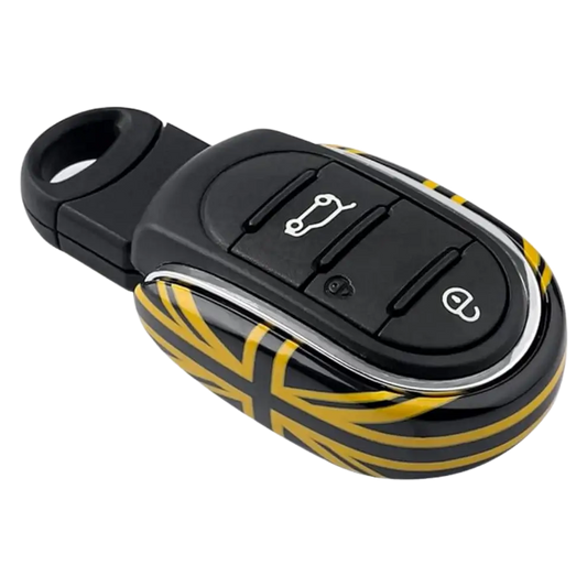 MINI Cooper Key Fob Cover – Union Jack Gold