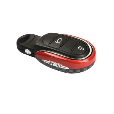 MINI Cooper Key Fob Cover – JCW Red Checkered Black-Grey