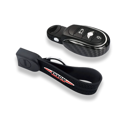 Mini Cooper F55 F56 F57 F60 (2014-2023) U Shape Key Case & Strap Bundle