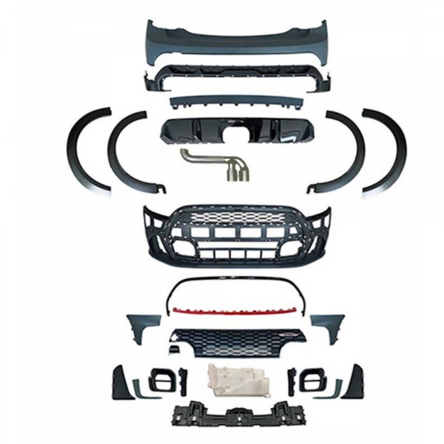 Mini Cooper F56 / F57 (2014–2020) JCW Look Body Kit – Front & Rear Bumpers