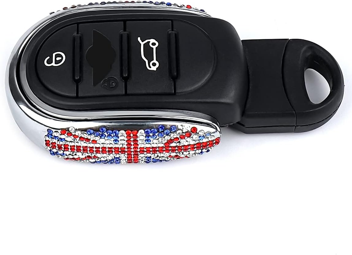 Mini Cooper F55 F56 F57 F60 (2014-2023) U Shape Key Case Bling Zinc