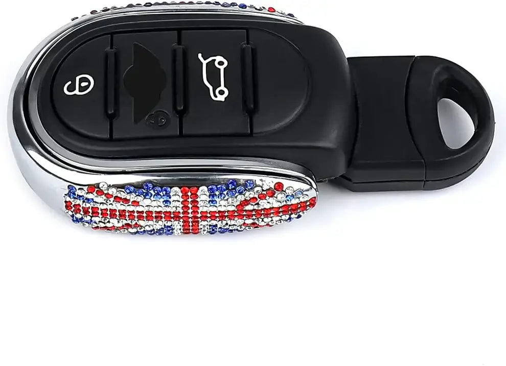 Mini Cooper F55 F56 F57 F60 (2014-2023) U Shape Key Case Bling Zinc