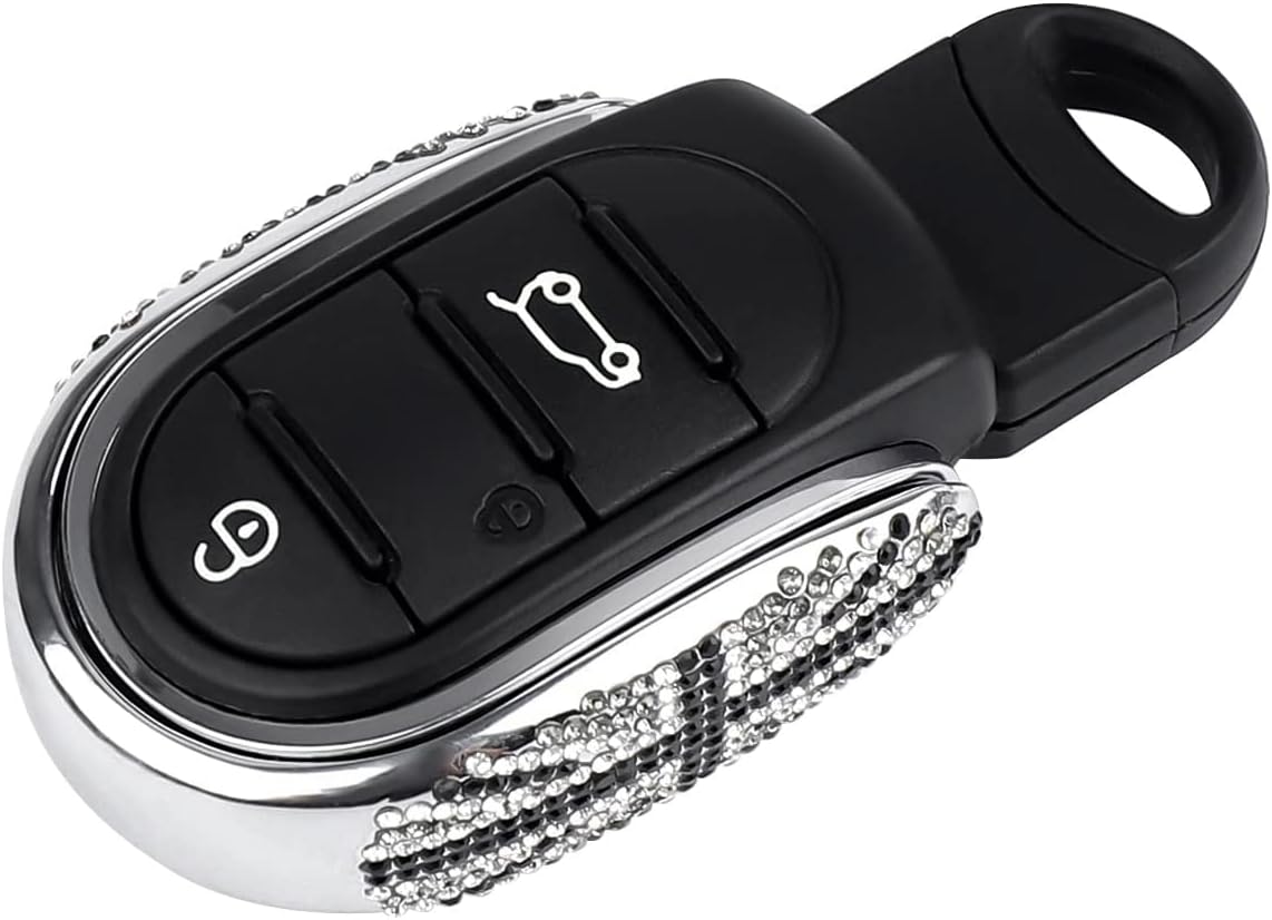 Mini Cooper F55 F56 F57 F60 (2014-2023) U Shape Key Case Bling Zinc