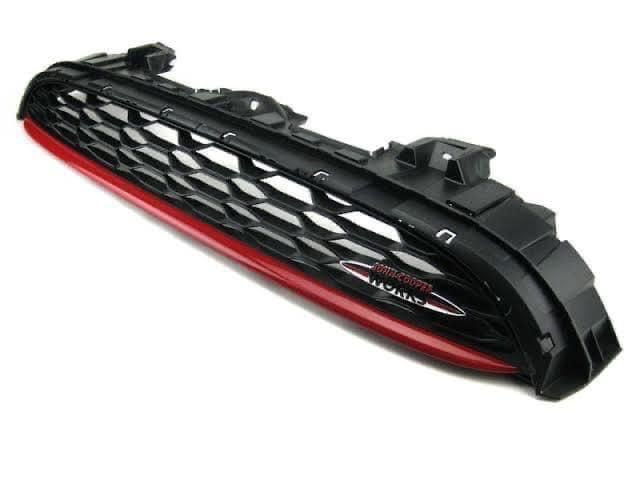 MINI COOPER 2014 -2020 F55/F56/F57 JCW FRONT BUMPER UPPER TOP GRILL RED + BLACK