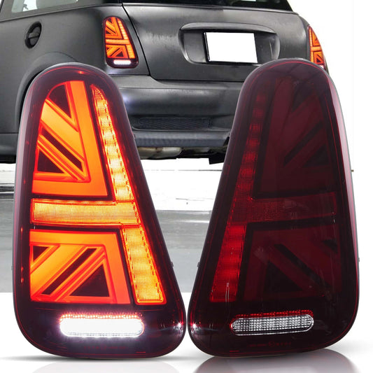 Mini Cooper R50 R52 R53 LED 2001-2006 Union Jack LED Tail Lights